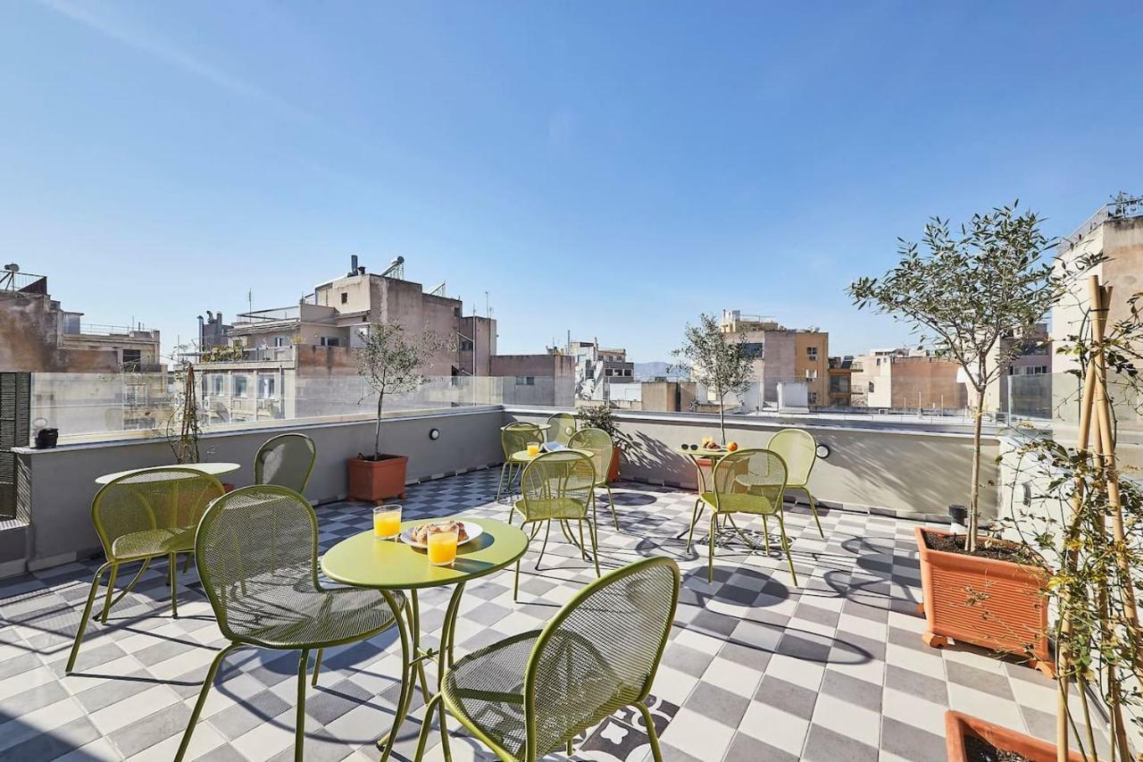 Spacious Suite W. Huge Balcony + Acropolis View Athen Exterior foto